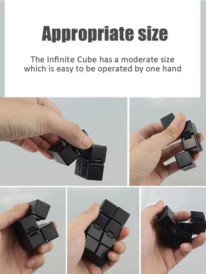 Infinity Cube,Fidget Cube New Version Fidget Finger Toys for Stress and Anxiety Relief/Adhd, Ultra Durable Sensory Gifts