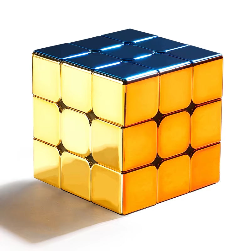 [Picube] Sengso Metal 3X3 Magnetic Golden Cubo Magic Cube Puzzle Speed Cibe M3 3X3X3 Magico Cubo Кубик Рубика Cibo Toy