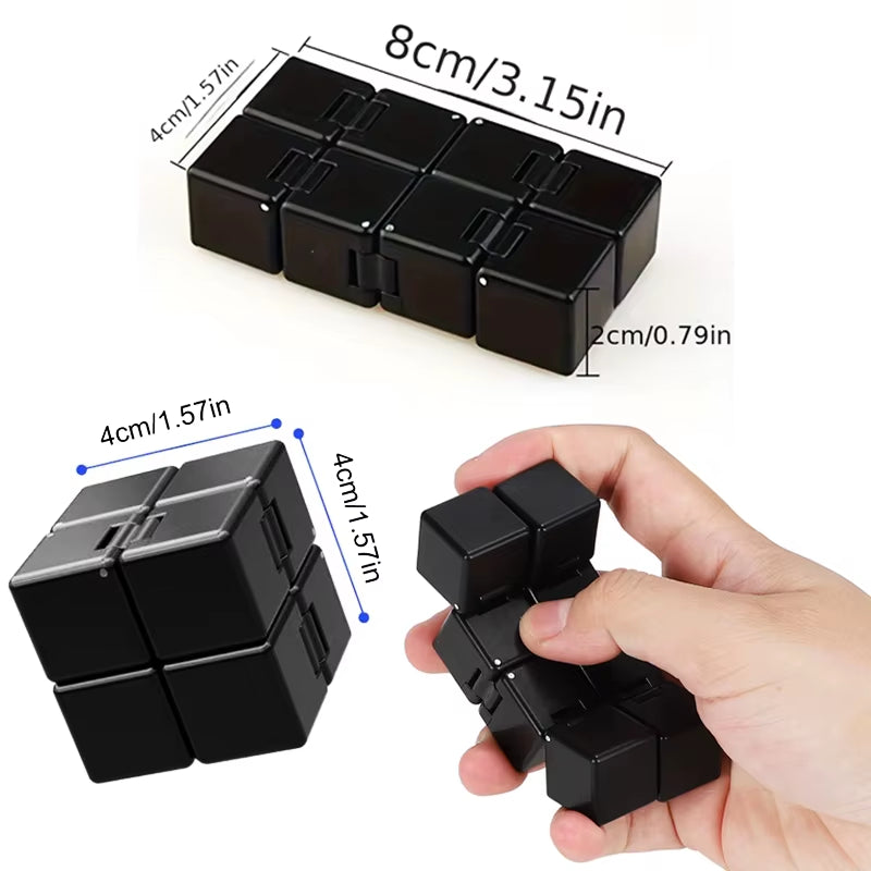 Infinity Cube,Fidget Cube New Version Fidget Finger Toys for Stress and Anxiety Relief/Adhd, Ultra Durable Sensory Gifts