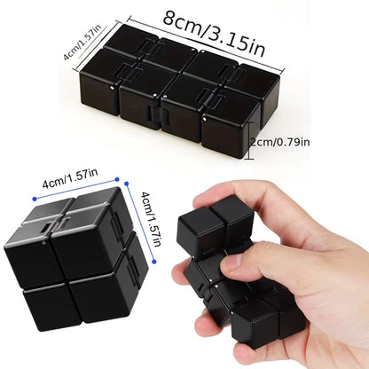 Infinity Cube,Fidget Cube New Version Fidget Finger Toys for Stress and Anxiety Relief/Adhd, Ultra Durable Sensory Gifts